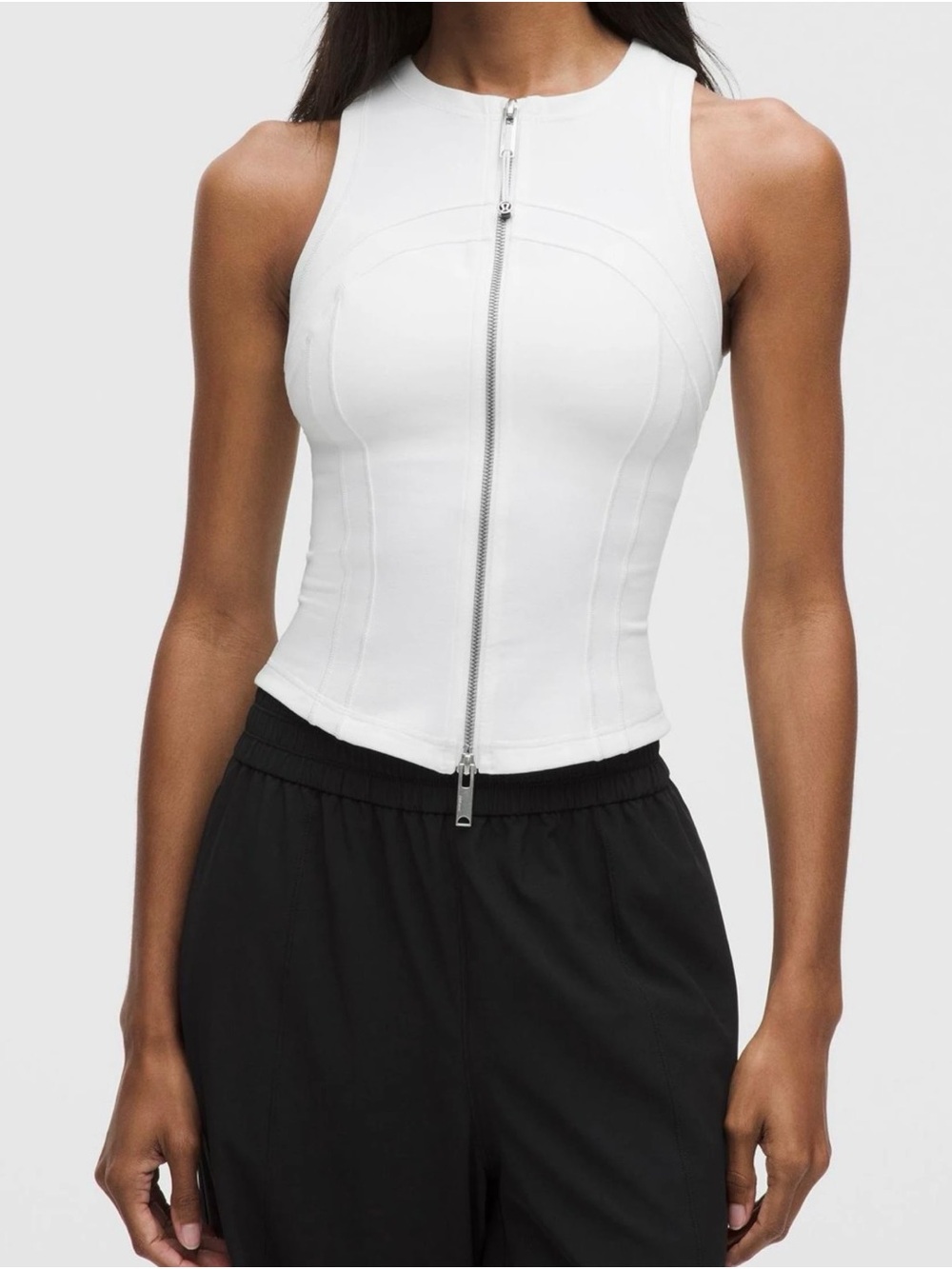 Define full zip tank top - Luon